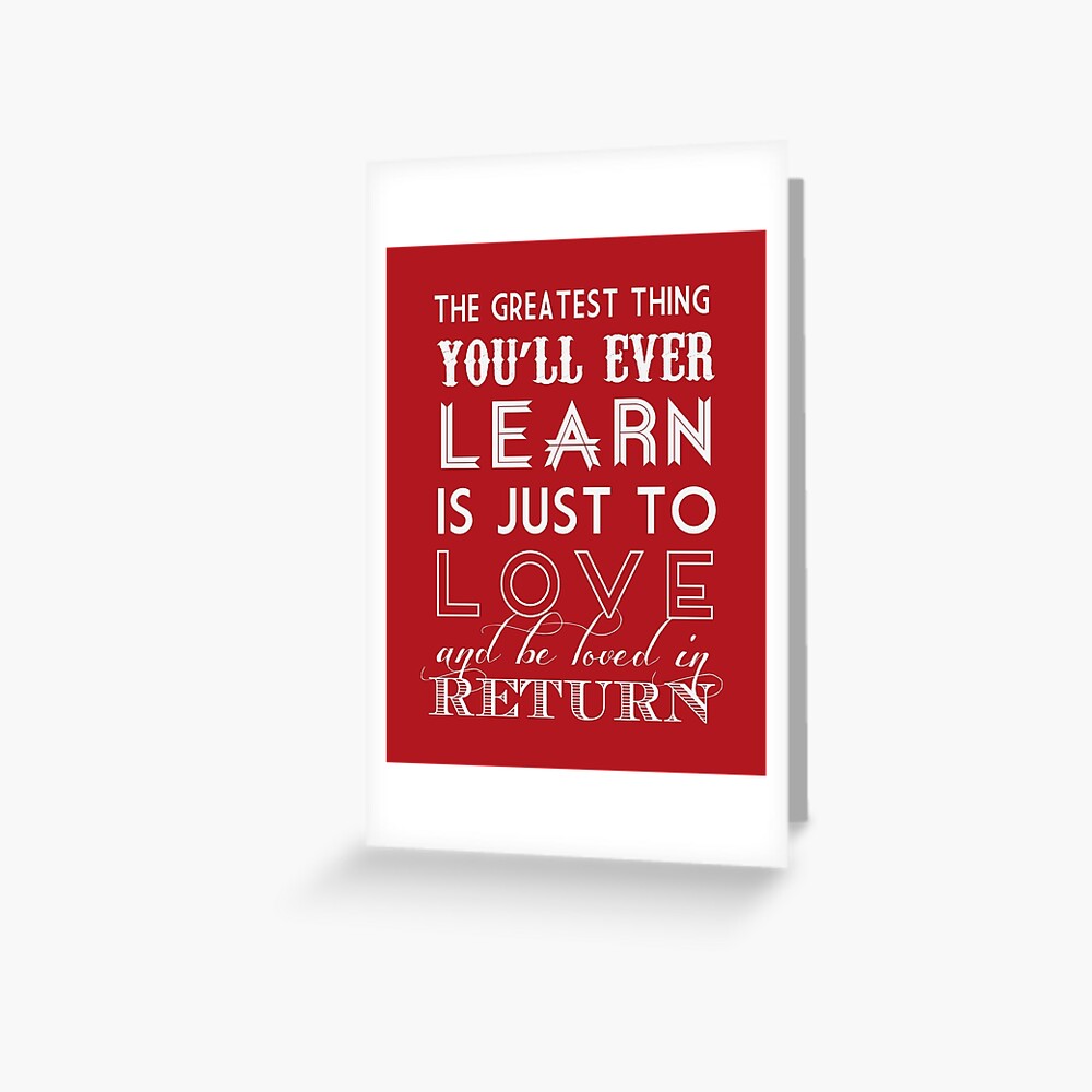 the-greatest-thing-greeting-card-for-sale-by-themoderngeek-redbubble