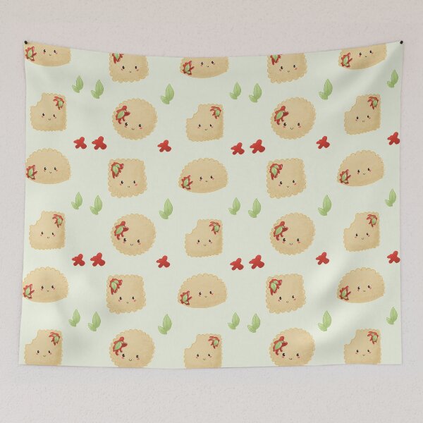 Item preview, Ravioli cute pasta pattern designed and sold by AliciaBarten.
