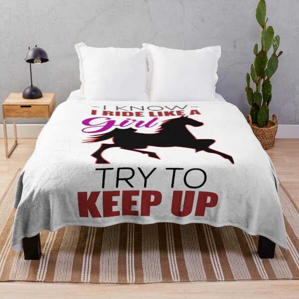 Item preview, I know I Ride Like a Girl Try To Keep Up Humor T-Shirt designed and sold by findgreatshirts.