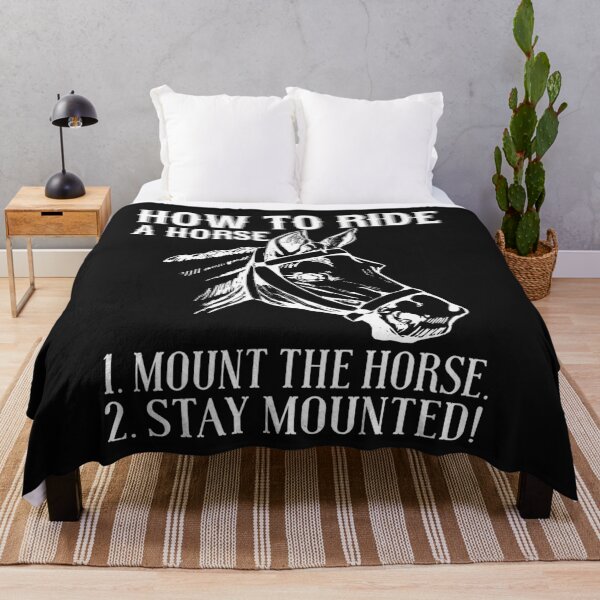 Item preview, How to Ride a Horse Funny Horse Lover T-Shirt designed and sold by findgreatshirts.
