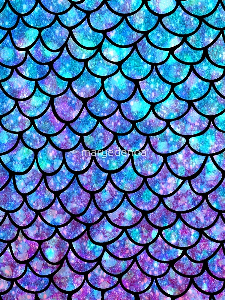 Purples & Blues Mermaid scales by maryedenoa
