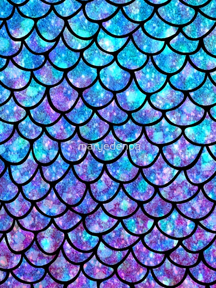 Purples & Blues Mermaid scales by maryedenoa