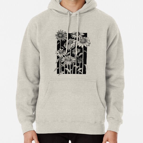 Heilpflanzen Illustration Echinacea Sonnenhut Hoodie