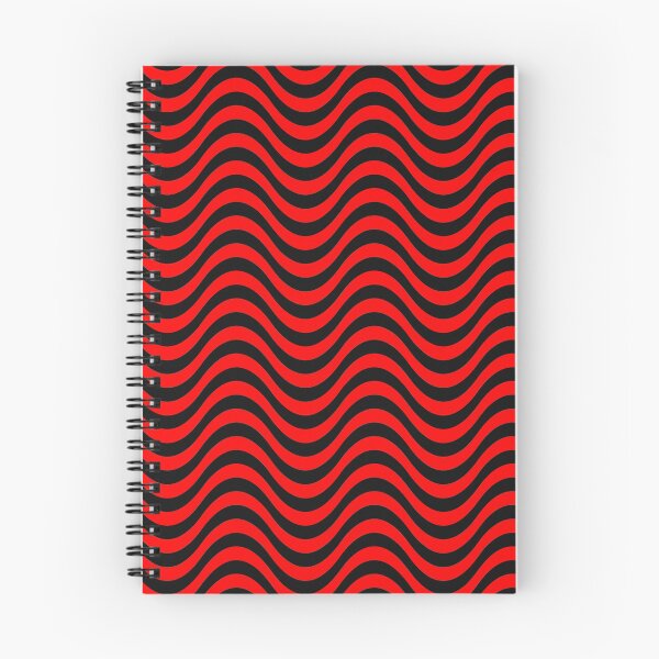 Item preview, red seamless wave curve designed and sold by atevern.