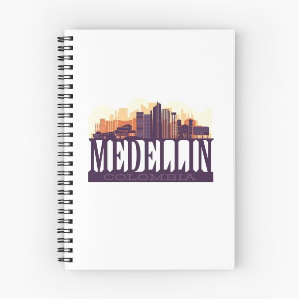 Item preview, Medellin Sunset Colombia Skyline Logo  designed and sold by Timcito.
