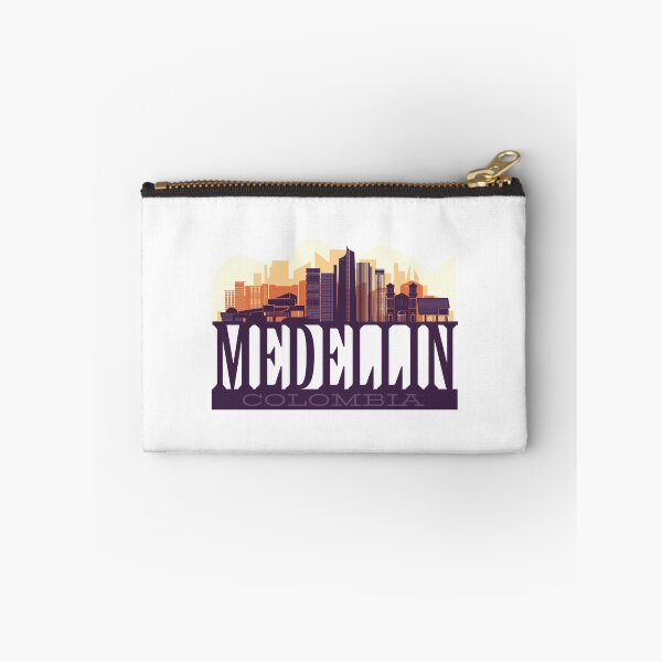 Item preview, Medellin Sunset Colombia Skyline Logo  designed and sold by Timcito.