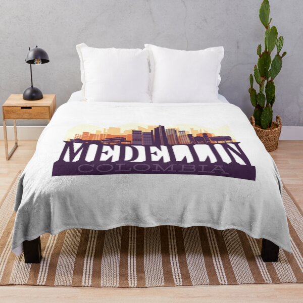 Item preview, Medellin Sunset Colombia Skyline Logo  designed and sold by Timcito.