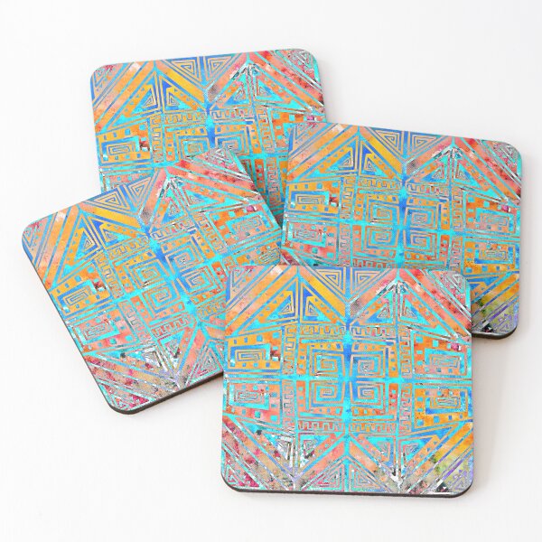 Item preview, "Aztec" 3 | Vibrant And Funky Pattern designed and sold by LiseHoltArt.