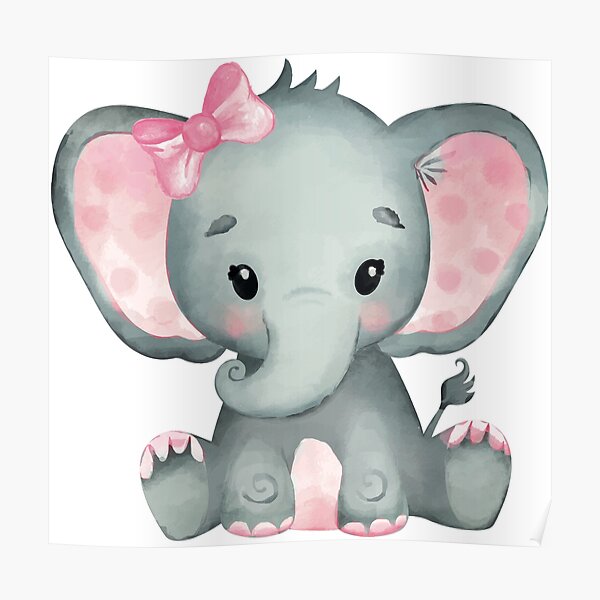 printable cutebaby elephant images