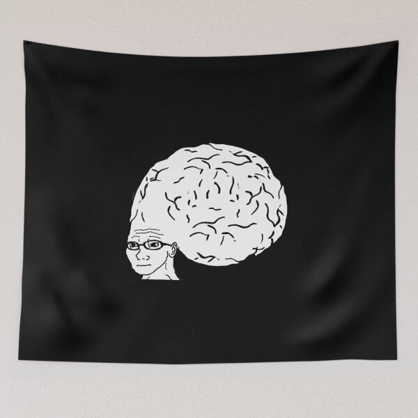Item preview, Big Brain Meme designed and sold by artsylab.