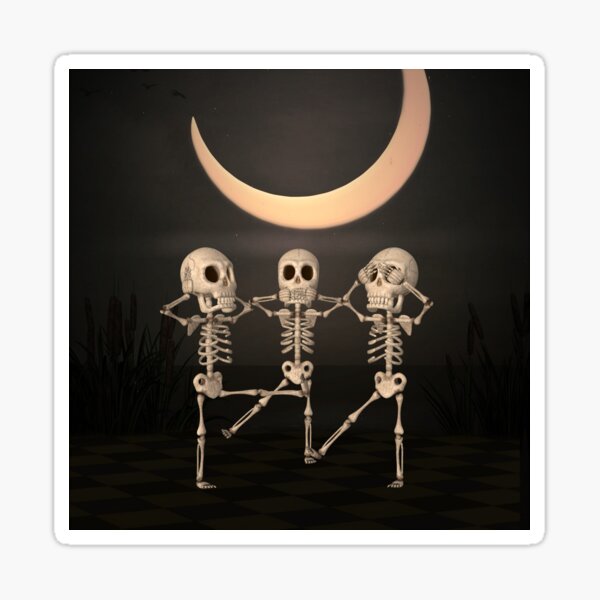 Skeletts Sticker