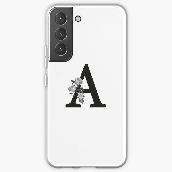 Monogram Style Cellphone Back Cover Case for iPhone Samsung