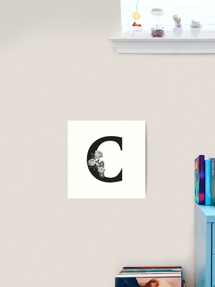 Monogram Letter for C Redbubble Sale Typography\
