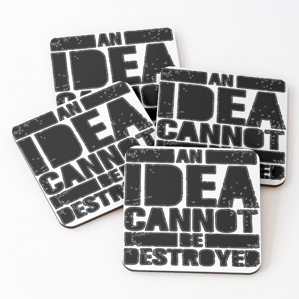 Item preview, AN Idea Cannot Be Destroyed designed and sold by SerpentSkyArts.