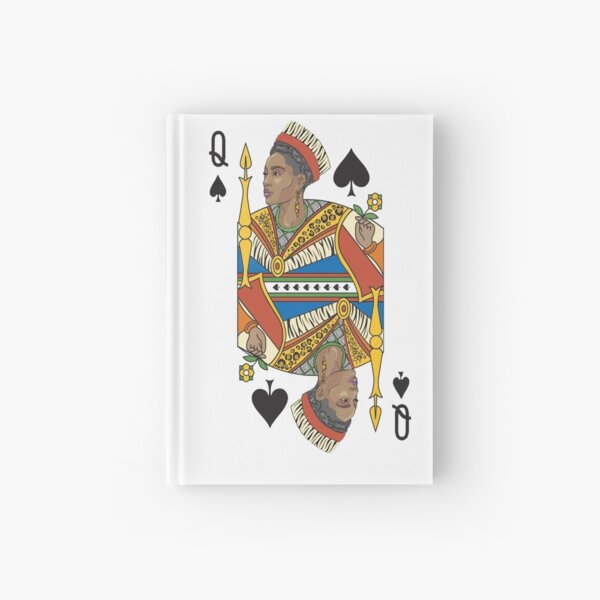 BLACK QUEEN | Gifts for women, African American Queen, Afro European Queen. Hardcover Journal