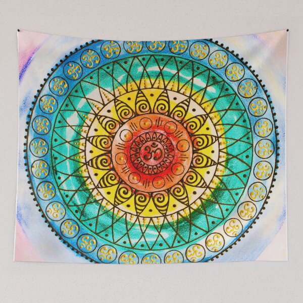 Item preview, OM - Chakra Mandala - Rainbow - Charm designed and sold by GrandTartaria.
