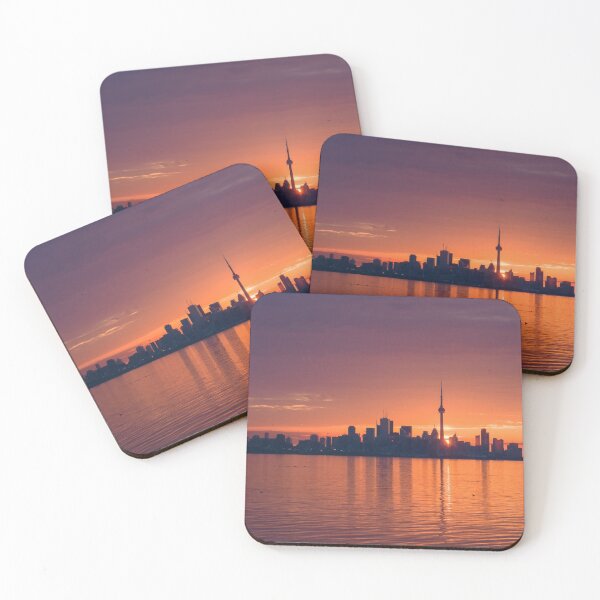 Item preview, Bright and Orange Toronto Sunrise designed and sold by Georgia Mizuleva.