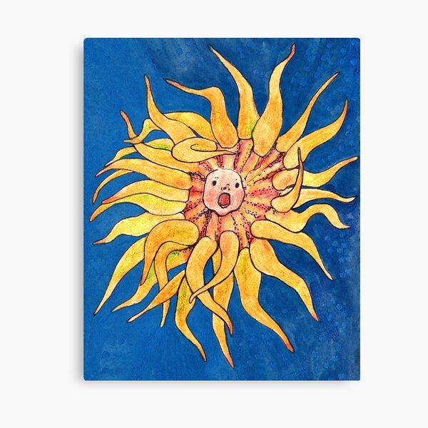 Sea Anemone, Actinia, Bizarre Marine Creature, Surreal Canvas Print