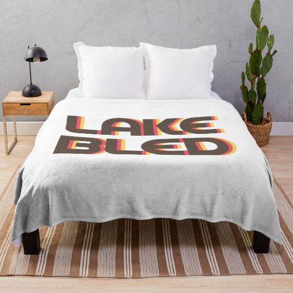 Item preview, Lake Bled Retro designed and sold by designkitsch.