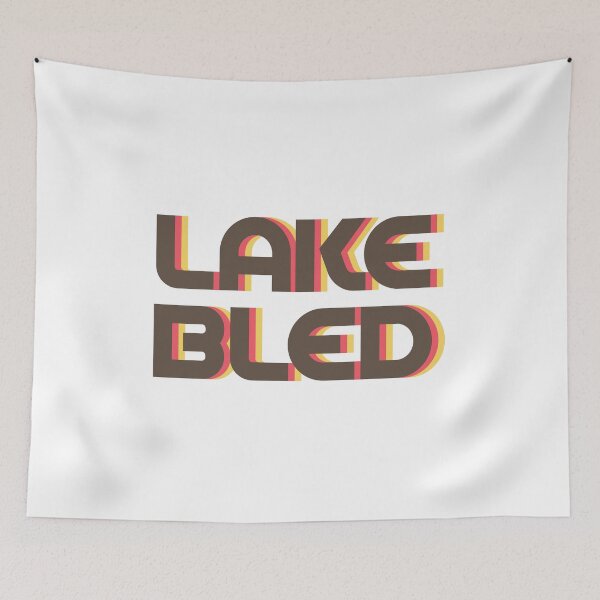 Item preview, Lake Bled Retro designed and sold by designkitsch.