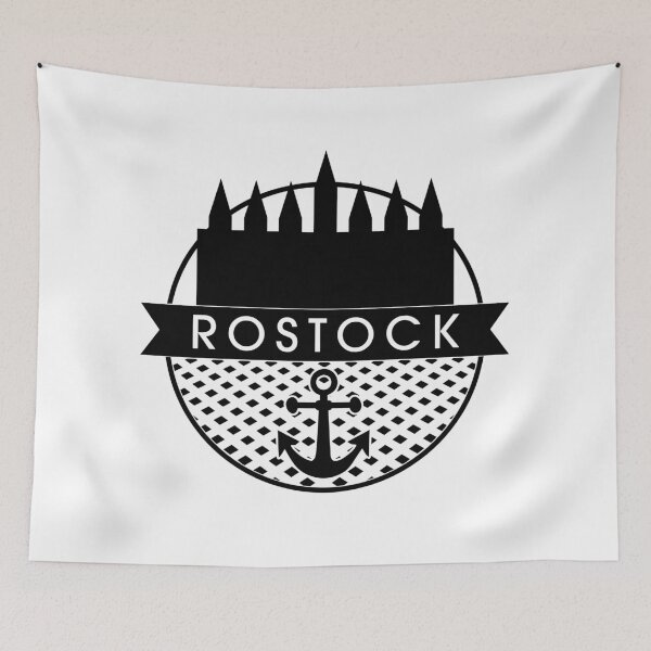 Artikelvorschau, Rostock Emblem (schwarz) entworfen und verkauft von Praechtig.