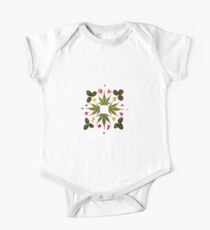 Dried Leaf Mandala One Piece - Short Sleeve