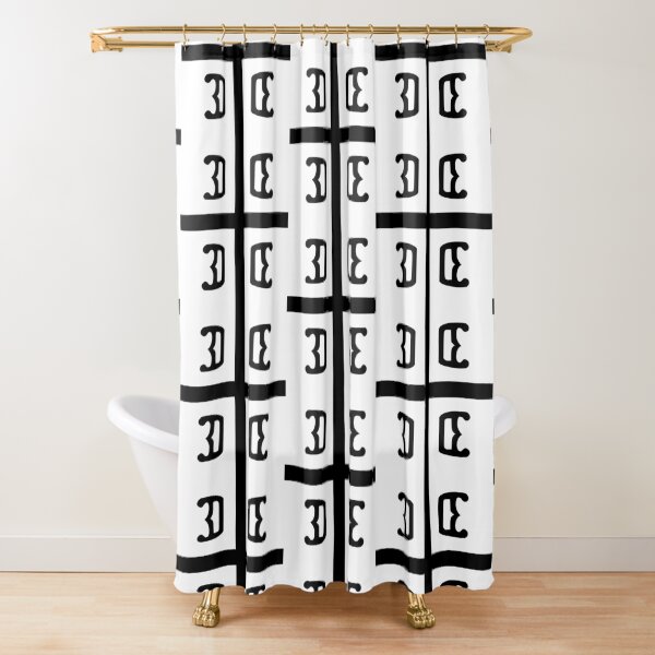 Serbian Cross Shower Curtain