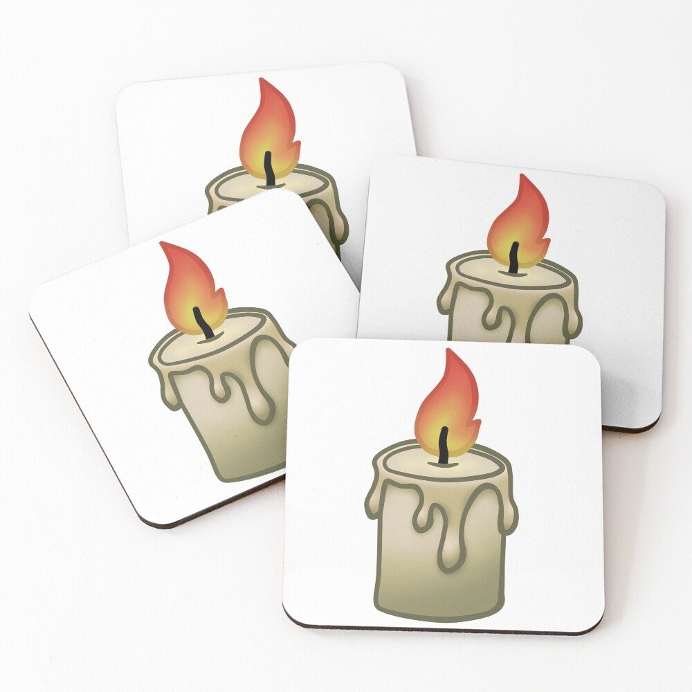 "Candle" Coasters (Set of 4) by VanumChan Redbubble
