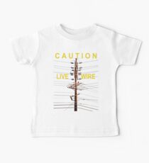 Caution - Live Wire Baby Tee