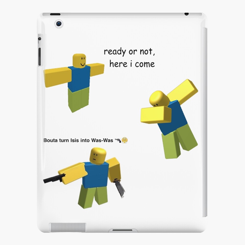 Roblox Meme Sticker Pack Ipad Case Skin By Andreschilder Redbubble - funny offensive roblox memes