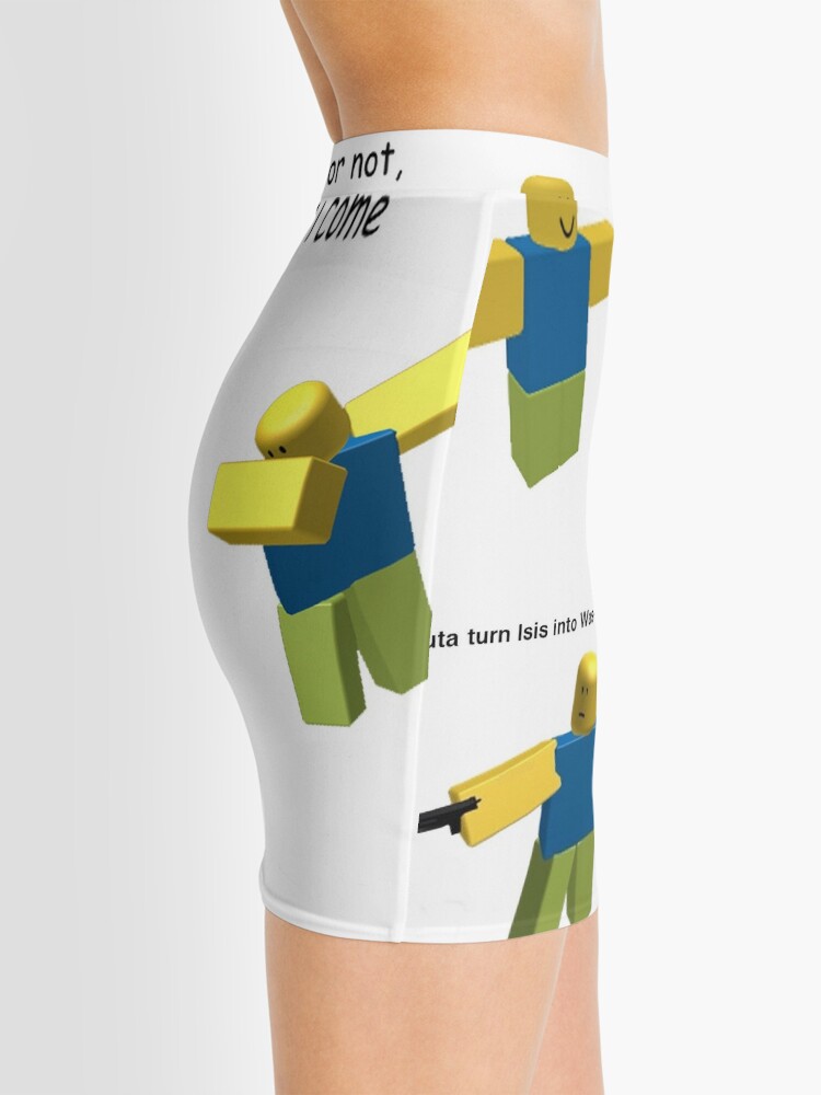 Roblox Meme Sticker Pack Mini Skirt By Andreschilder Redbubble - roblox meme sticker pack a line dress