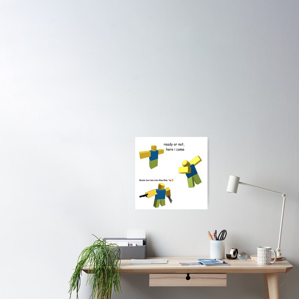 Roblox Meme Sticker Pack Poster By Andreschilder Redbubble - roblox meme sticker pack greeting card