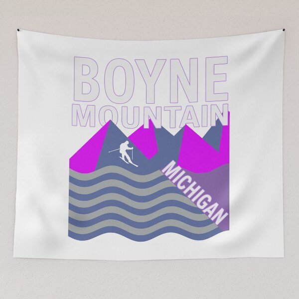 Item preview, Boyne Mountain Michigan USA Ski Resort Snowboarding Skiing Snowboarding Winter Skiing Wear T-Shirts Hoodies Sweaters and Jumpers designed and sold by lukeyr1.