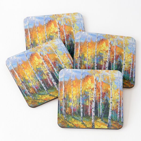 Item preview, Autumn birches on the edge designed and sold by Olha Darchuk.