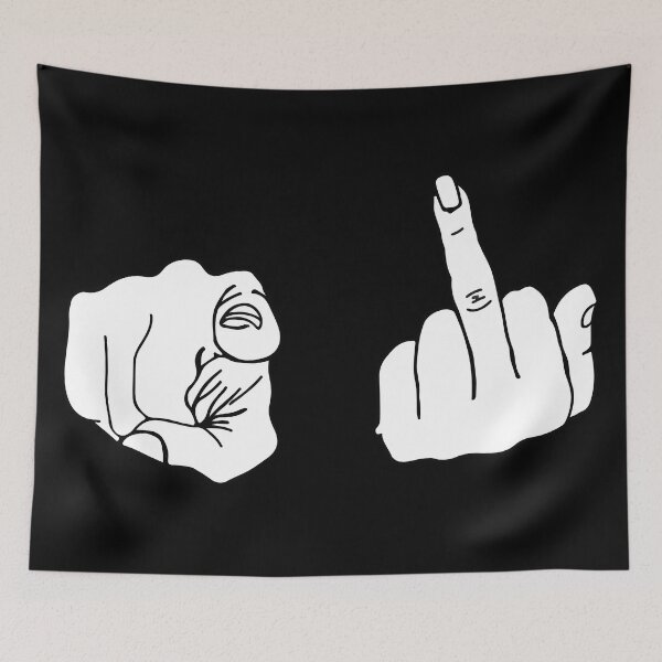 Item preview, fuck you designed and sold by BadHabits4452.