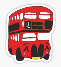 Cute London Bus Sticker