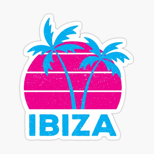 Ibiza-Retro Sticker