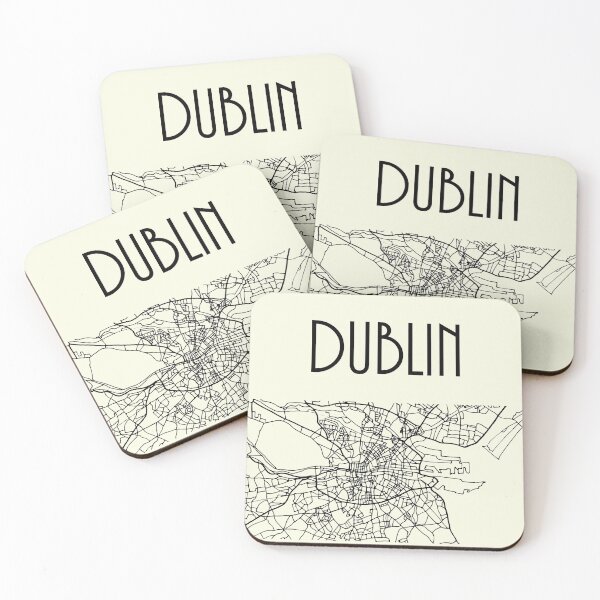 Item preview, DUBLIN Ireland City Street Map designed and sold by NordicStudio.