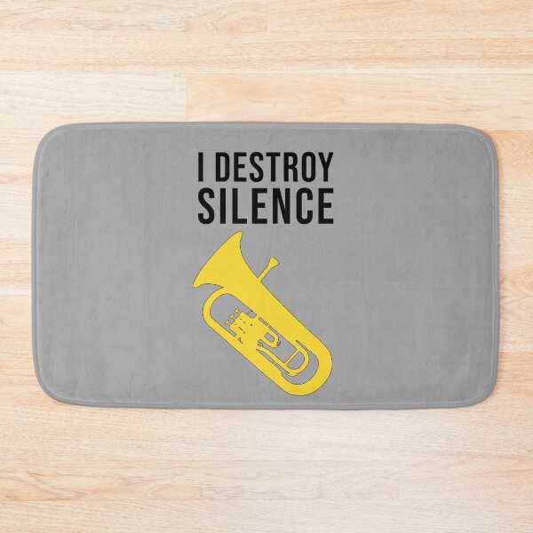 Item preview, Euphonium - I DESTROY SILENCE - funny Euphonium/ Baritone gift idea designed and sold by HEJAshirts.