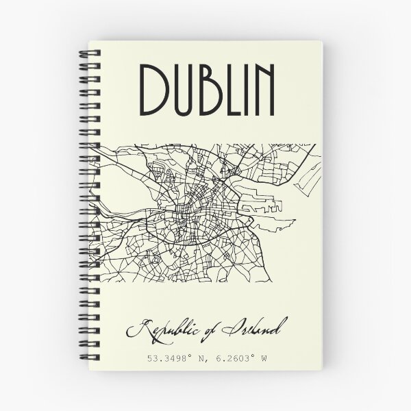 Item preview, DUBLIN Ireland City Street Map designed and sold by NordicStudio.