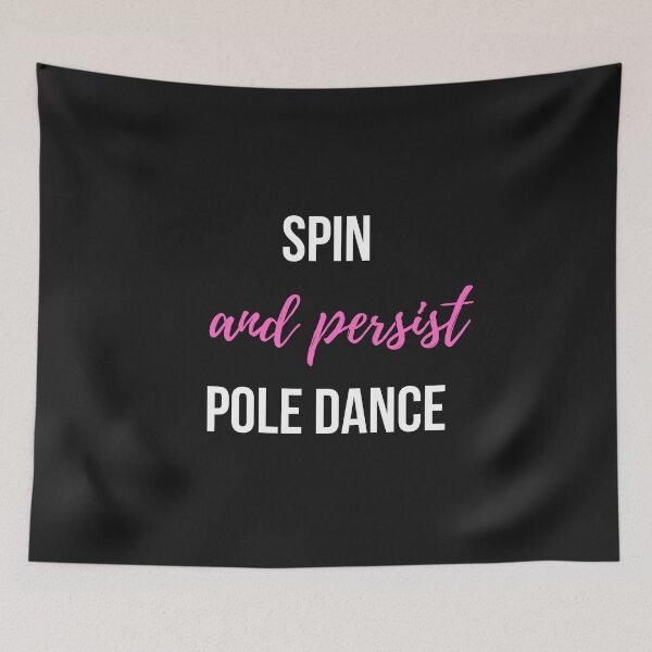 Item preview, Spin And Persist Pole Dance - Pole Dancing Design designed and sold by Liniskop.