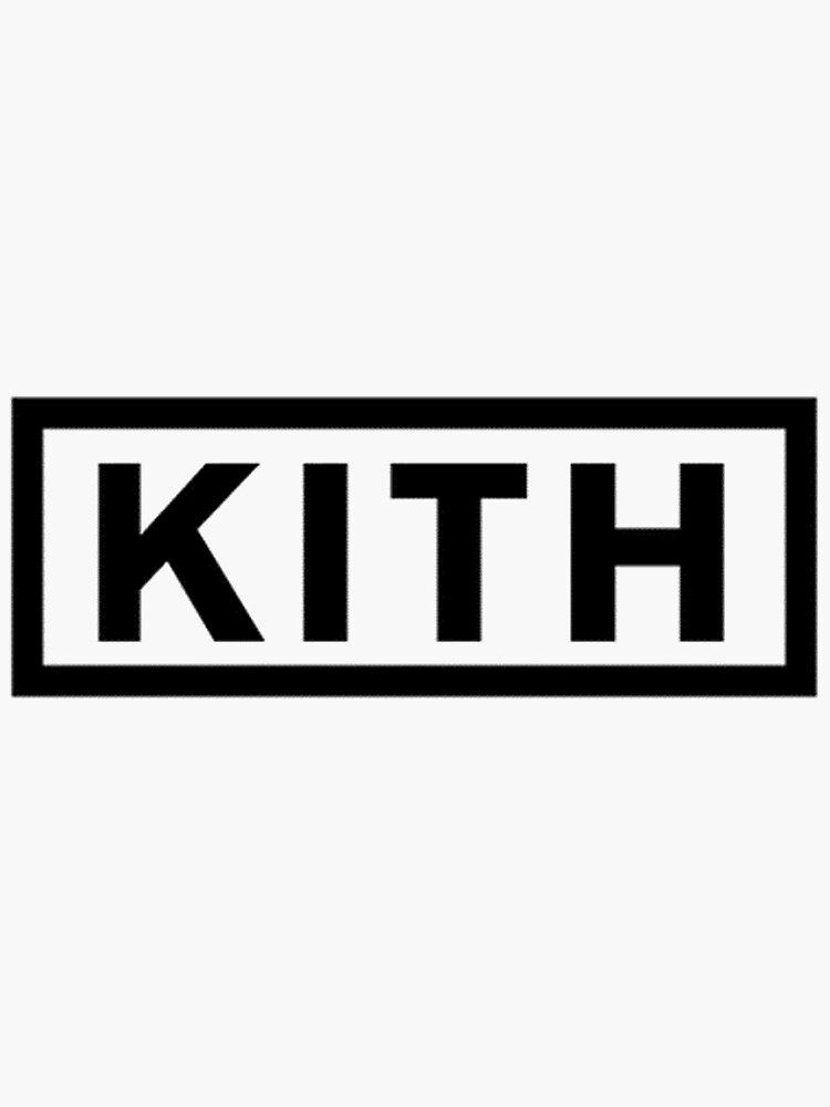 "Kith box logo" Sticker for Sale by Bombay-Beach | Redbubble