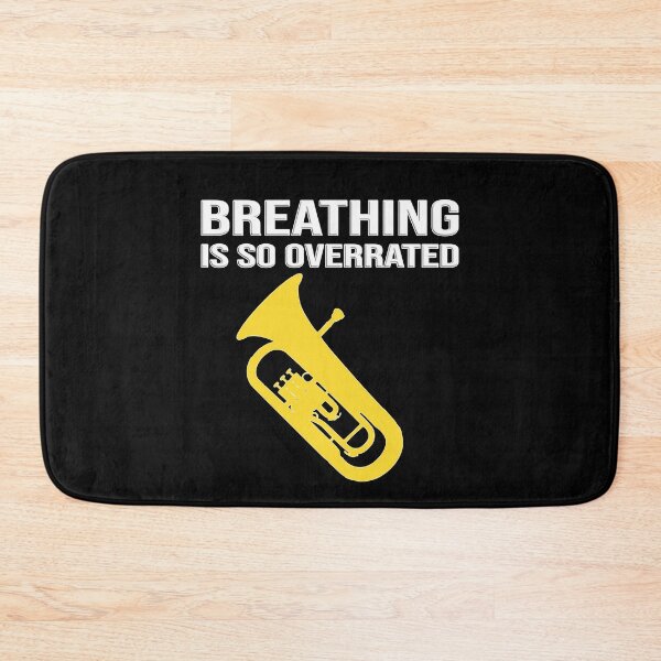 Item preview, Euphonium - BREATHING IS SO OVERRATED - funny Euphonium/ Baritone gift idea designed and sold by HEJAshirts.