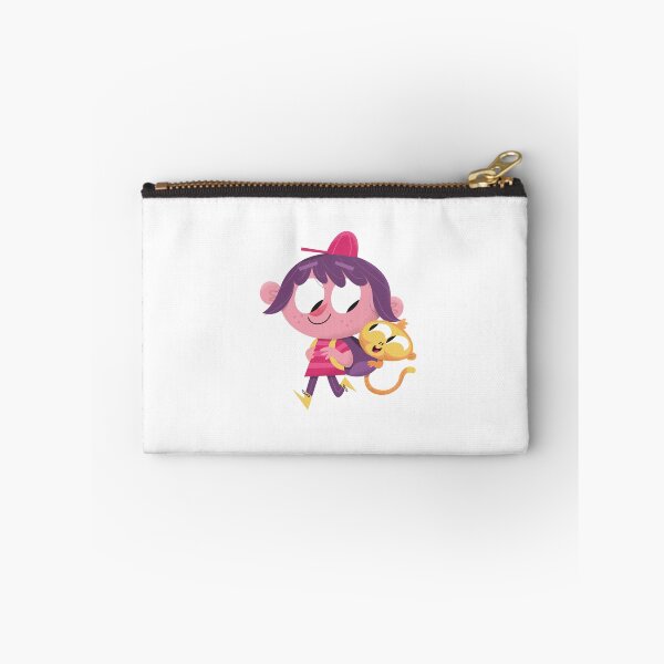 Item preview, Cute Girl & Pet Monkey - Best Friends Forever designed and sold by Amir Abou-Roumié.