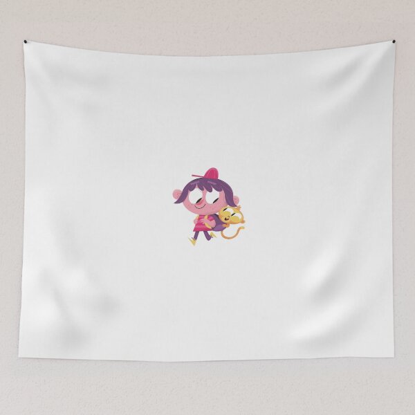 Item preview, Cute Girl & Pet Monkey - Best Friends Forever designed and sold by Amir Abou-Roumié.