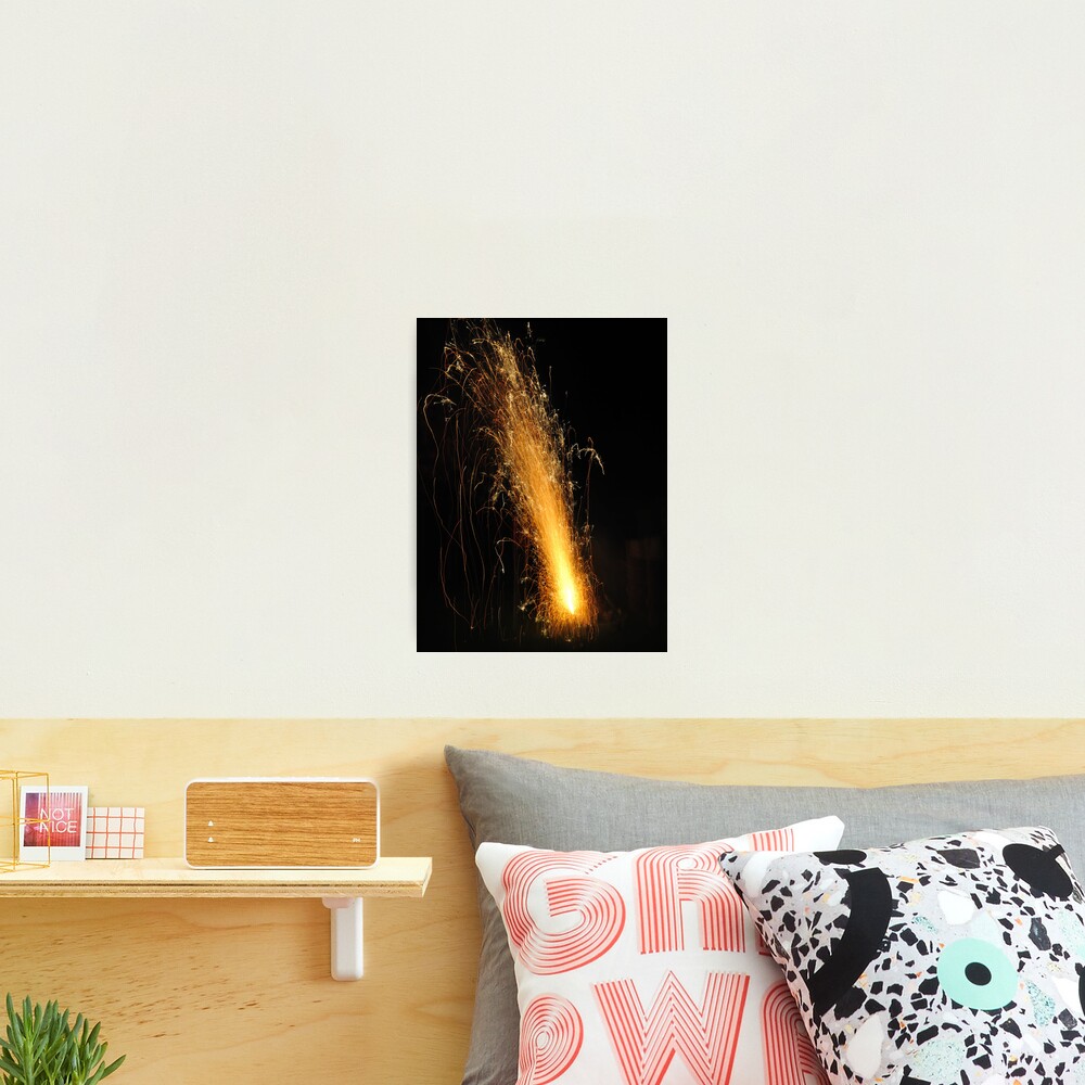 Garden Volcano Photographic Print