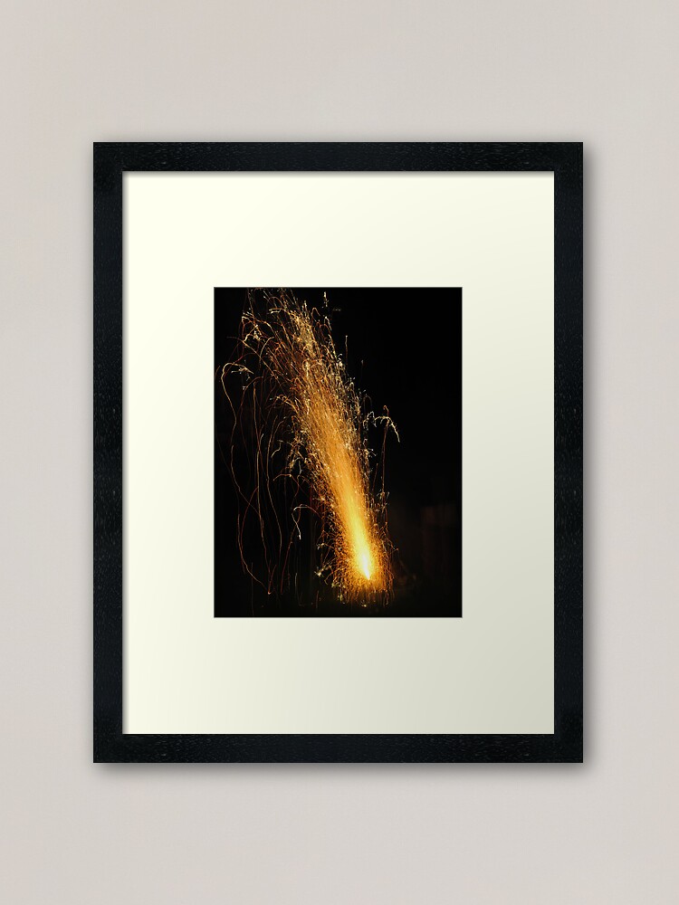 Alternate view of Garden Volcano Framed Art Print