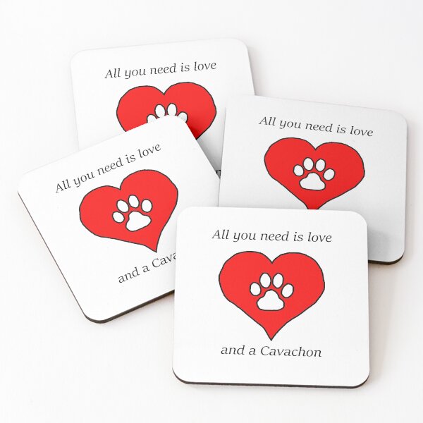 Item preview, All you need is love and a Cavachon designed and sold by printingmotion.