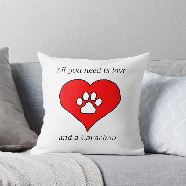 Item preview, All you need is love and a Cavachon designed and sold by printingmotion.