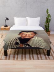 Clint Walker, Hollywood Actor Throw Blanket